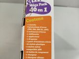 a box of toothpaste sitting on a counter