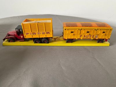 DINKY SUPERTOYS FR Camion GMC "Cirque Pinder" rouge et jaune…