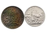 une image d'une pièce de monnaie sur laquelle figure un cheval et une autre pièce de monnaie sur laquelle figure un cheval