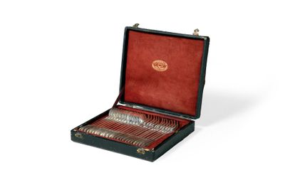 CHRISTOFLE Ménagère dans son coffret comprenant douze cuille… - Photo 1