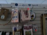 many books on the shelves in the store