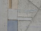 an image of a painting of a cross on a concrete wall
