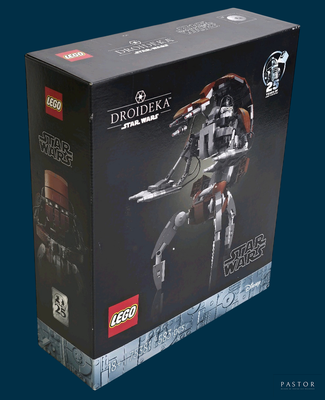 une boîte contenant une figurine Lego Star Wars