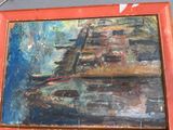 a picture of a painting hanging on a wall