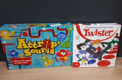 Lot de 2 jeux composé de: 1 jeu de société TWISTER, à partir…