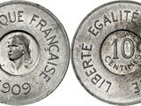 a close up of a coin with a picture of a man on it