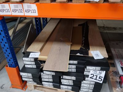 a lot of wood that is on the shelves in the store