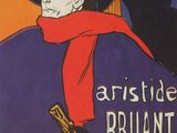 une image d'une affiche annonçant un spectacle, sur laquelle figure un homme portant un chapeau et une écharpe