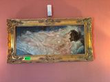 une photo d'un tableau accroché au mur