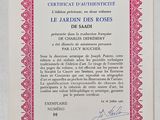 certificate of authenticity of a certificate issued by the president of the united states