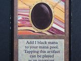 a close up of a card with a picture of a black man on it