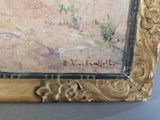 an image of a picture of a painting on a table