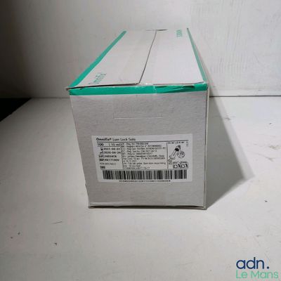 a box with a label on it sitting on a table