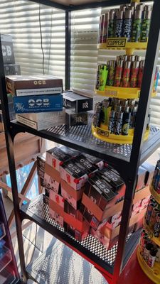 a shelf with a lot of beer on it in a store