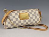 louis vuitton damier wrist bag with chain strap