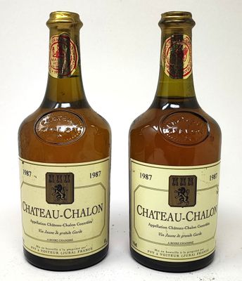 2 bouteilles CHÂTEAU-CHALON "vin jaune de grande garde", FVV…