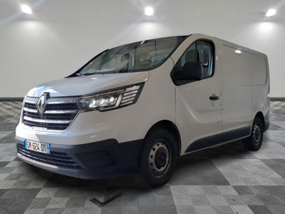 a picture of a white van parked in a room