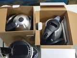 a box that has a couple of pots in it