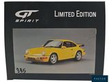 the box for the yellow porsche 911 turbo is shown