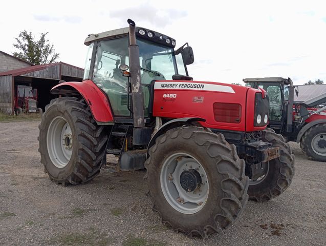 Tracteur Massey Ferguson 6490, 8553 heures, défaut d'embrayage. V...