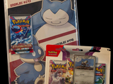 une boîte de cartes Pokémon et un porte-cartes