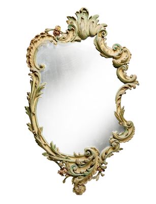 an image of a mirror with a decorative design on it