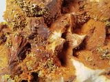 a close up picture of a piece of food that is on a plate