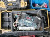 many tools in the case on the floor