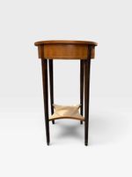 Table de salon de forme circulaire en placage de bois de ros… (photo 2)