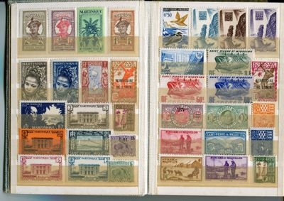 a book with a lot of different stamps on it