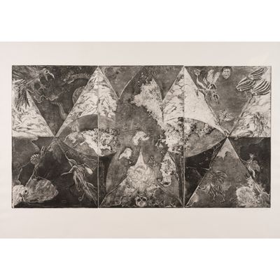Misha ZAVALNYI (Né en 1985) World flower, 2025