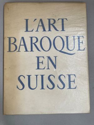 la couverture du livre « L'art baroque en Suisse »