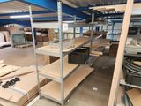 a room filled with lots of boxes and shelves