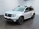 the front of a white dacia parked in a room