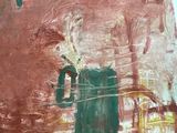 a picture of a painting that is being displayed on a table