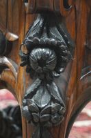 Belle table du XIXe siècle en palissandre - piètement jolime… (photo 4)