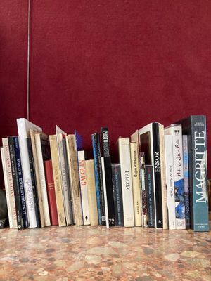 un grand nombre de livres posés sur une table