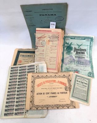 some old papers are sitting on top of a white table