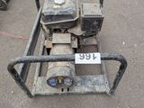 a small machine that is sitting on the ground