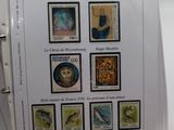 a picture of a book with a bunch of stamps on it