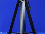 a tripod on a blue background with a blue background