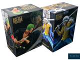 they are two boxes of one piece action figures, one with a green hair and the other with a green wig