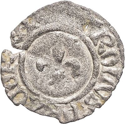 a close up of a coin on a white background