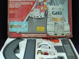 a box with a train set in it on a table