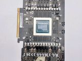 a close up of a computer mother board with a chip on it