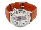 a picture of a wrist watch with a picture of a man on it