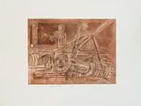 a drawing of a machine that is sitting on a table