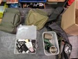 a lot of items that are sitting on the floor
