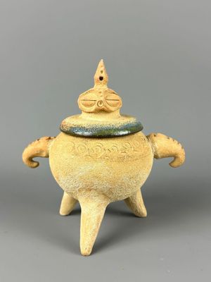 OX, Boîte DOGU, Sculpture en céramique (tournage, modelage e…