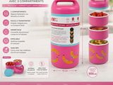 boîte à déjeuner bento à 3 compartiments en 1